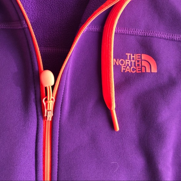 North Face Womens Fleece Lined Full Zip Hoodie - Picture 6 of 7